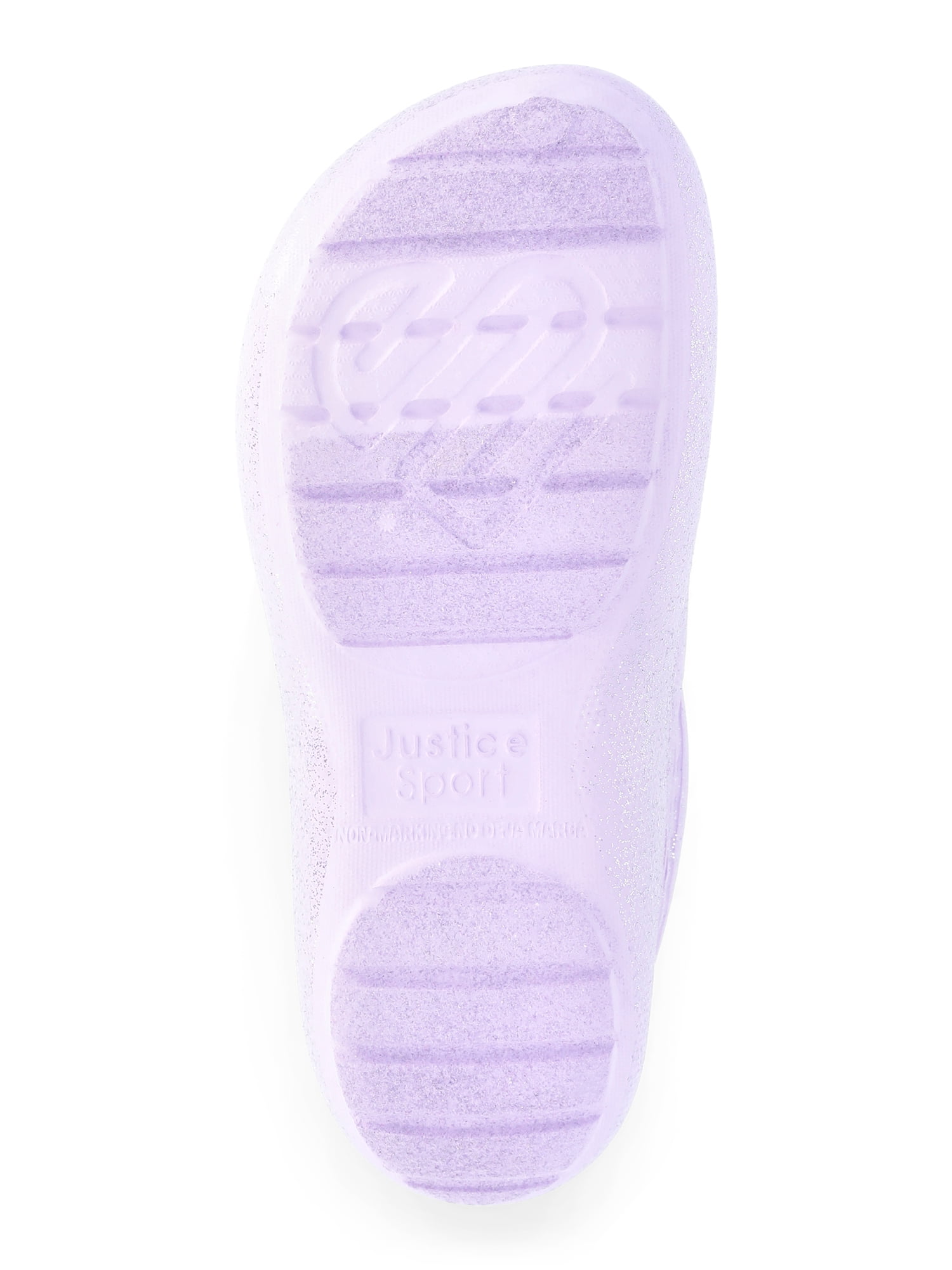 Justice Little & Big Girl Glitter Sock Clog