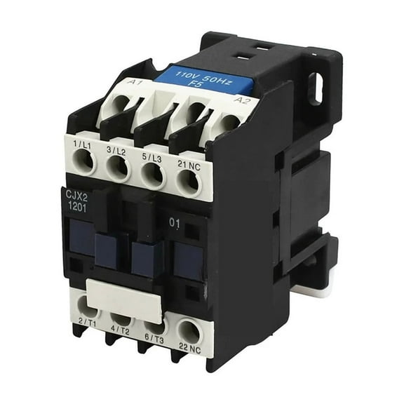 CJX2-1201 12A 3P NO Magnetic Ac Electric 3 Pole Contactor For Unit 3 Phase Normally Closed Contactor ,Replace Most