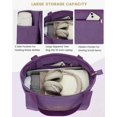 thumbnail image 3 of Bolsa para esterilla de yoga Gonex, bolsa de lona morada, 3 of 8