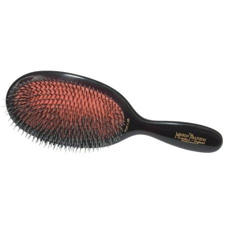 Mason Pearson Shaving Brush - Mason Pearson Popular Mixture Bristle & Nylon Brush, BN1, Dark Ruby