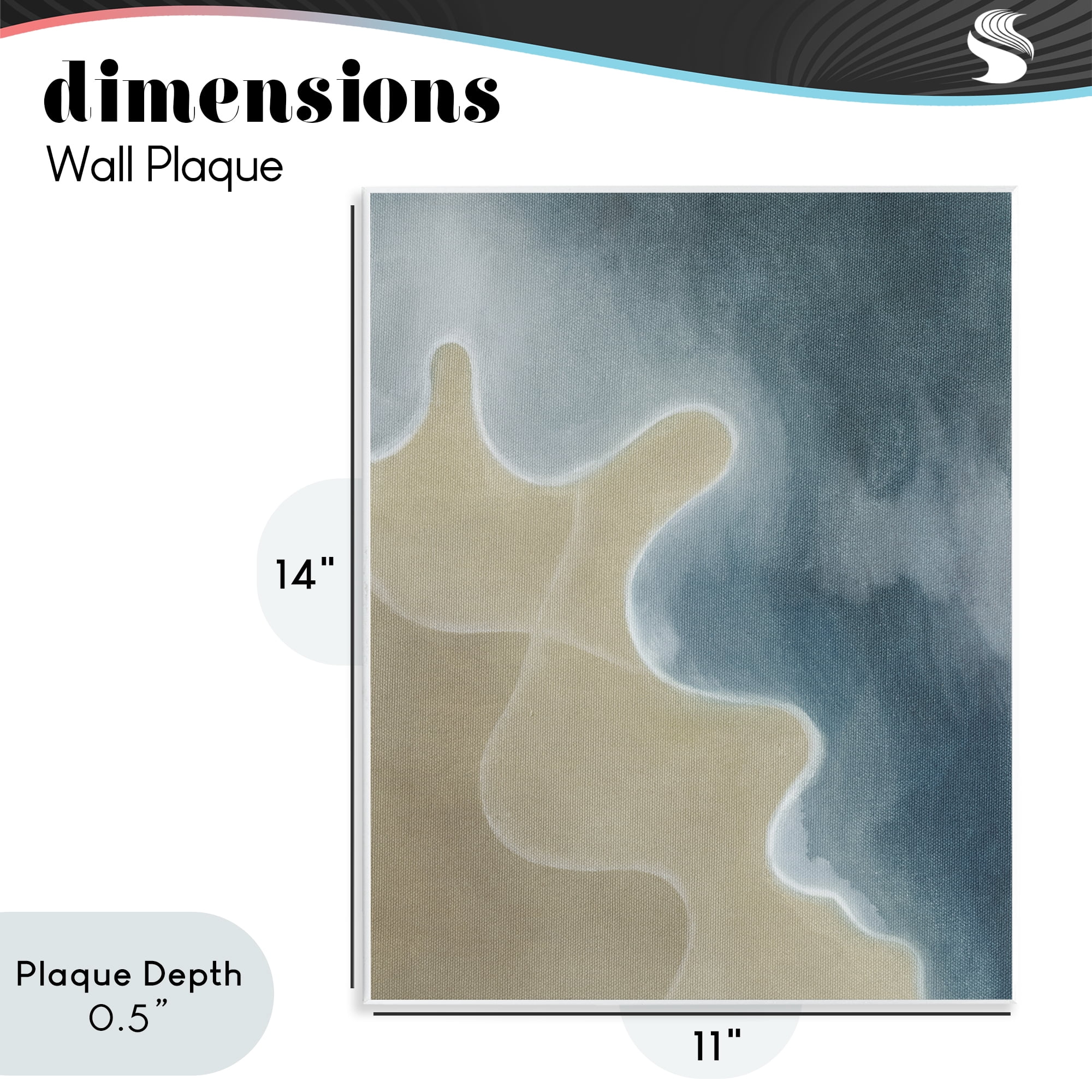 Stupell Industries Turning The Tides Contour Wall Plaque Art, design by Grace Popp