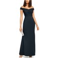 thumbnail image 1 of Adrianna Papell Womens Lace Gown Dress, navy, 8, 1 of 1