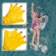 thumbnail image 4 of 1 par de paletas de natación ajustables, guantes de piscina y guantes auxiliares de buceo., 4 of 5