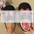 thumbnail image 3 of Wensltd Women's House Cotton Slippers Warm Fuzzy Memory Foam Winter Slippers Indoor Outdoor, 3 of 7