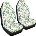thumbnail image 3 of POLERO Cactus Print Waterproof Front Seat Cover for Automotive, Polyester Easy to Install Vehicle Seat Covers Car, 3 of 9