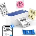 thumbnail image 1 of Miaoyou Bluetooth Thermal Label Printer, Blue, 1 of 5