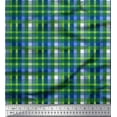 thumbnail image 1 of Soimoi Rayon Fabric Plaid Check Fabric Prints By Yard 42 Inch Wide, 1 of 3