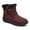 Red, variant on Women Winter Snow Boots Keep Warm Ankle Booties Non-Slip Sole Waterproof Shoes