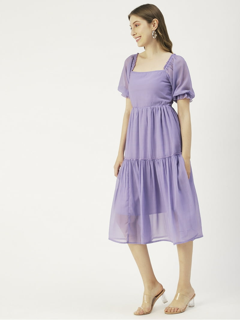 midi romantic dress EXCLUSIVE