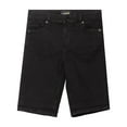 thumbnail image 2 of RAW X  Big Boy's Roll-Up Denim Shorts 2-Pack, Black Wash/Light Blue, 18, 2 of 8