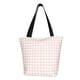 thumbnail image 1 of Fotbe Checkboard Bolsa de Playa con Estampado, Bolsa de Hombro, Bolsa de Mano Espaciosa, Bolsa de Viaje Ligera, Bolsa de Compras Versátil, 1 of 6