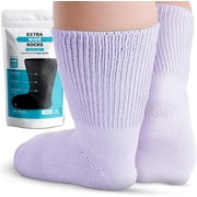 Diabetic Socks for Women, Extra Wide Socks for Swollen Feet, Bariatric and Lymphedema Support