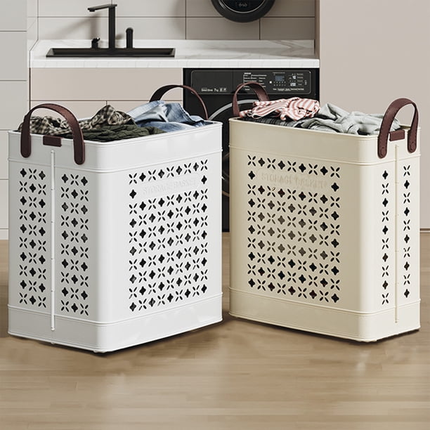 XWSHYW Almacenamiento de Ropa y Armarios. Cesta de Ropa Sucia Cesta de Ropa Sucia para El Hogar Cesta de Ropa Sucia de Gran Capacidad Cesta de Almacenamiento de Ropa Sucia para Baño