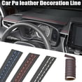 thumbnail image 3 of PU Leather Car Dashboard Decor Line Strip Sticker Moulding Trim Accessories HOT U1P8, 3 of 7