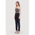 thumbnail image 3 of Women's Rhinestone Studded Denim Lace Up Back Cropped Corset, 3 of 4