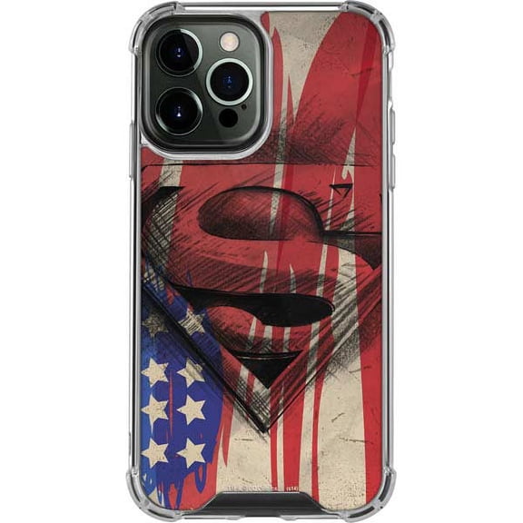 Skinit DC Comics Superman Crest iPhone 13 Pro Max Clear Case