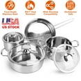thumbnail image 3 of Stainless Steel Cookware Set, 3 of 8