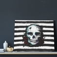thumbnail image 3 of Naloa Watercolor Skull Print Canvas Bathroom Wall Art,Bathroom Wall Art Decoration, Canvas Poster Prints,Decorative Paintings for Living Room, Bathroom, Kids Room, 3 of 6