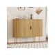 thumbnail image 1 of 47 - pulgada home sideboard buffet gabinete con almacenamiento - mid - century moderno accent gabinete con sliding door para kitchen, sala de estar, o entrada, 1 of 9