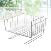 FRCOLOR White UShaped Under Cabinet Shelf for Kitchen Storage Made of Iron 12.5 Inches Wide