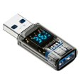 thumbnail image 1 of USB C Female to USB Male Adapter with Digital Display, USB 3.2 Converter Type A to Type C Charging Connector for iPhone, Galaxy, MacBook, 1 of 5