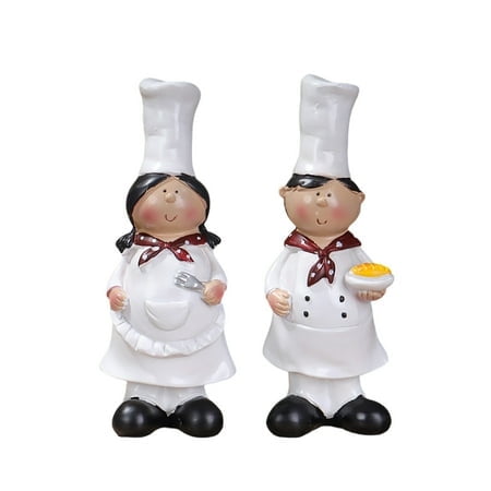 Chef Statue Resin Italian Chef Kitchen Decoration With Welcome Board Decoration Chef Welcome Sign Suitable For Home Bars Restaurants Coffee Shops Small Christmas Ornament Large Christmas Ornament
