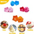 thumbnail image 5 of Silicone Muffin cupcake cups thickened with high temperature resistant DIY baking tools - Red, blue, orange, pink, 5 of 5
