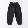 thumbnail image 5 of Gibobby Boys Pants Boys Athletic Pants Sweatpants Soft Jogger 3T 4T 5T 6T 7T Pants With Pockets Elastic Waist Drawstring For Kids School Sports Little Boys Winter Pants(2-3 Years,Black), 5 of 6
