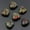 Off-White, variant on Isvgxsz 2024 New Blackout Curtains Natural Crystal Agate Stone 20Mm Heart-Shaped Small Ornament Without Holes Bare Stone Diy Decoration