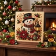 thumbnail image 3 of Clearance Gunhay DIY Christmas Pearl Diamond Painting Kit, 5D Pearl Art Craft for Adults and Beginners, Christmas Church and Jesus Wall Decor for Holiday Gifts, Snowmen, 3 of 7