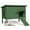Dark Green, variant on Hidpriva Insulated Wooden Outdoor Cat House, Weather-Resistant Feral Cat Shelter for Winter w/ Foldable Ladder & Visible Window, White