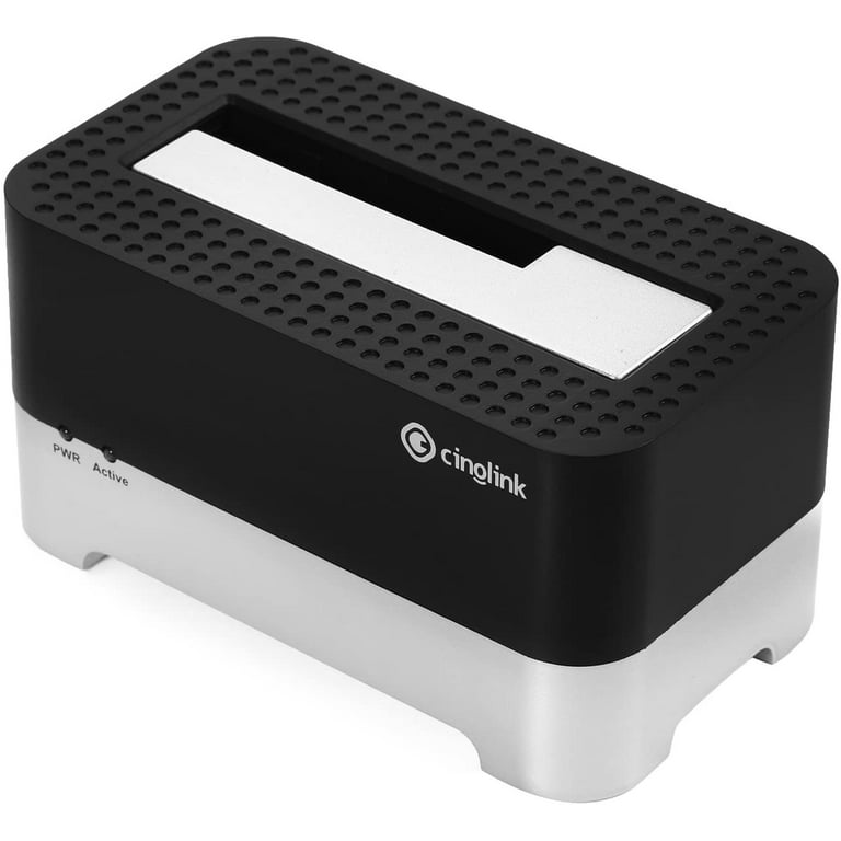 Hard Drive Dock Docking Station USB 3.0 to SATA 2.5/3.5 Inch Hard Drive  Docking Station with 3.3 Feet USB 3.0 Cable for HDD/SSD Support 8TB 