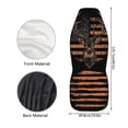 thumbnail image 5 of Garronmavis Front Car Seat Cover American Flag Deer 2 Pack Breathable Car Seat Cover of 2 Elastic Interior Accessories Easy to Install Universal fit for Most of SUV,Sedan,Trucks, 5 of 7