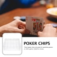 thumbnail image 2 of Shisuyan Clear Acrylic Poker Chip Tray Transparent Game Chip Container Chips Organizer, 2 of 8