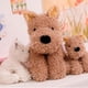 thumbnail image 4 of ZHAOCHENG Lindo cachorro de peluche de 18 cm, ideal para niños y niñas, decoración de fiestas, regalo de cumpleaños, color marrón, 40 cm., 4 of 5