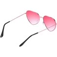 thumbnail image 4 of 2 pares de gafas gafas hippie en forma de corazón accesorios para disfraces hippie, montura dorada Sailing Electrónica, 4 of 5