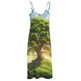 thumbnail image 4 of Tree with Life Sleeveless Dress for Women Clothing Female Women's Summer Skirt, 4 of 6