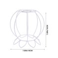 thumbnail image 2 of EIMELI Lampshade Frame E27 Light Socket Chandelier Shade Ring Fitter Iron Lampshade, 2 of 6