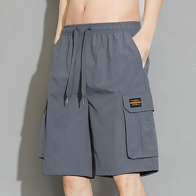 Meichang Mens Cargo Shorts Summer Tactical Work Shorts Gym Athletic Shorts with Multi Pockets Fathers Day Gift Ideas