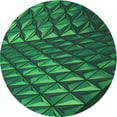 thumbnail image 1 of Ahgly Company Machine Washable Indoor Round Transitional Deep Teal Green Area Rugs, 8' Round, 1 of 7