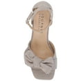 thumbnail image 5 of Journee Womens Zevi Linen Block Heel Dress Sandals, Widths Available, 5 of 9