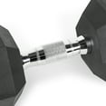 thumbnail image 3 of CAP Barbell, 20lb Rubber Hex Dumbbell, Single, 3 of 8