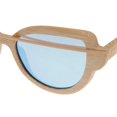 thumbnail image 3 of kusrkot Bamboo 400 Polarized Sunglasses Wood Glasses + Storage Box Blue, 3 of 9