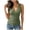 *Green, variant on VBVC Women's Wrap V-Neck Tank Tops , Ladies' Button Detail Sleeveless Shirts , Slim Fit Casual Camis For Women,Black,S-2XL