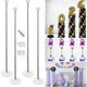 thumbnail image 1 of Kit de soporte de columna de globo 4 juegos, kit de arco de globo ajustable, con cinturones de corona de globo, con base para globos de columna telescópica, fiesta, decoración, 1 of 4