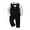 ZA-Black, variant on Qopobobo Boys Suits Suits For Boys Toddler Suit Boys Baby Wedding Dress Clothes Kids Formal Outfit Set with Suspender Light Green,9-12 Months