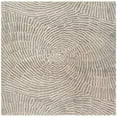 thumbnail image 2 of SAFAVIEH Meadow Landen Geometric Swirls Area Rug, Taupe, 6'7" x 6'7" Square, 2 of 6