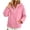 Pink-Hooodie Women, variant on FNFYFH Women's Hoodies Solid Color Half Zip Up Sweatshirt Hooded Loose Fit Long Sleeve Pullover Tops Cute Y2k Fall Clothes 2025