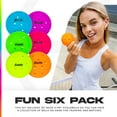 thumbnail image 3 of Franklin Sports Neon X-40 Outdoor Pickleballs - USA Pickleball (USAPA) Official Pickleball Balls - Regulation Size Outdoor Court Pickleballs - Official Pickleball of US Open - Vellum Neon - 6 Pack, 3 of 10