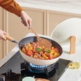 thumbnail image 5 of Wooden Spatula with Long Handle for Cooking Kitchen, Wood Turners for Frying, Non-Scratch Wood Flat Spatula, Flat Non-Stick Kitchen Cookware for Mixing and Cooking, Long Handle Scraper, 5 of 9